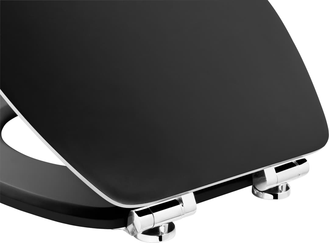 CORNAT WC-Sitz Steel | Schwarz