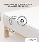 Schlafgut Spannbettlaken PURE TOPPER | Weiß