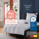 Excellent Daunenbettdecke + Federkissen Zürich | Weiß 3