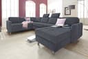 sit&more Wohnlandschaft Pablo U-Form | Grau