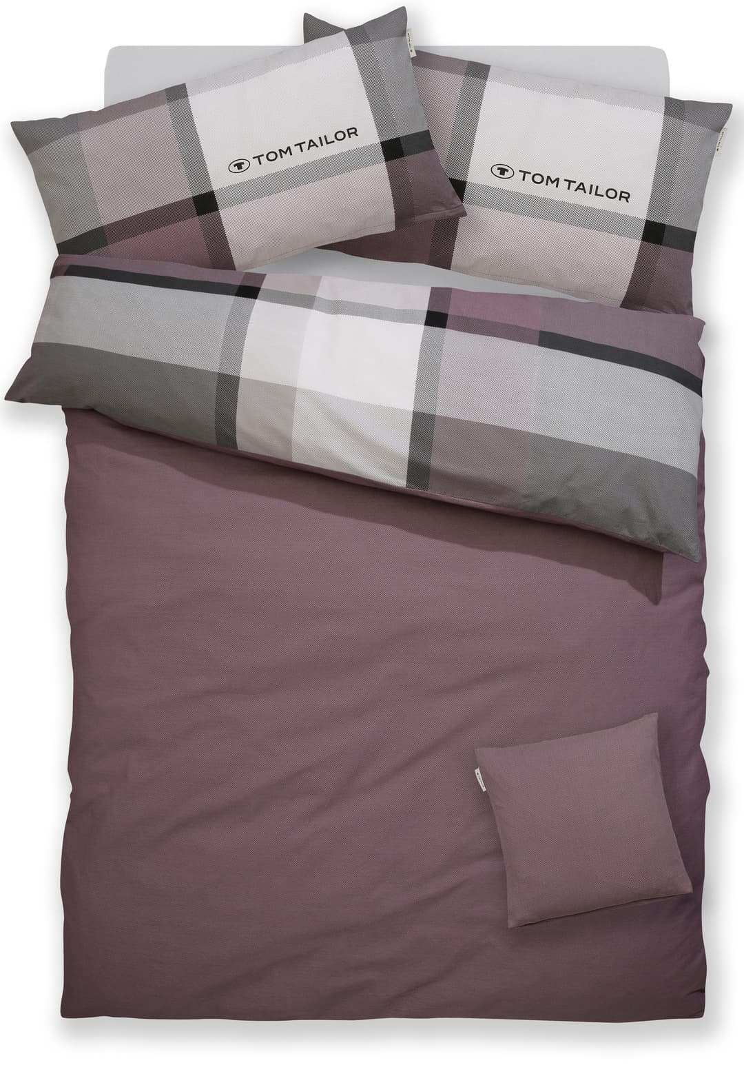 TOM TAILOR HOME Bettwäsche Lenny | Braun