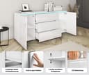 Home affaire Sideboard VERA | Beige 2