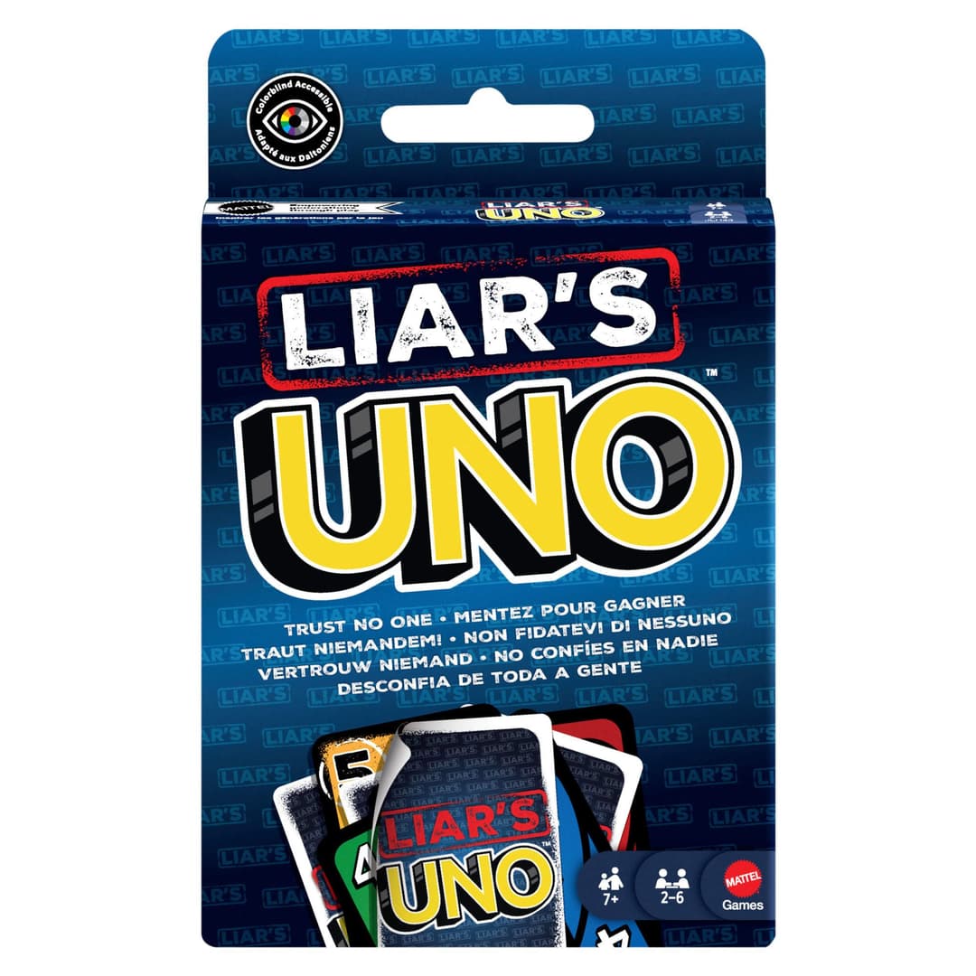 UNO Liars Kartenspiel | Mehrfarbig
