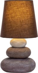 Näve LED Tischleuchte Stoney | Braun 3