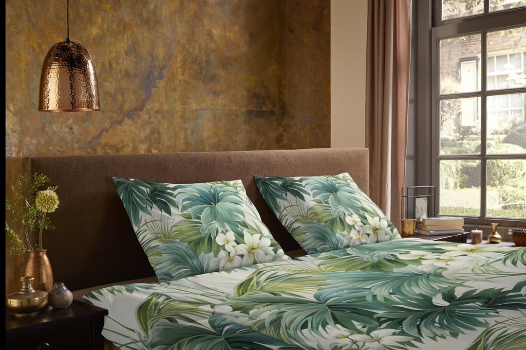 PURE luxury collection Wendebettwäsche Virna | Grün