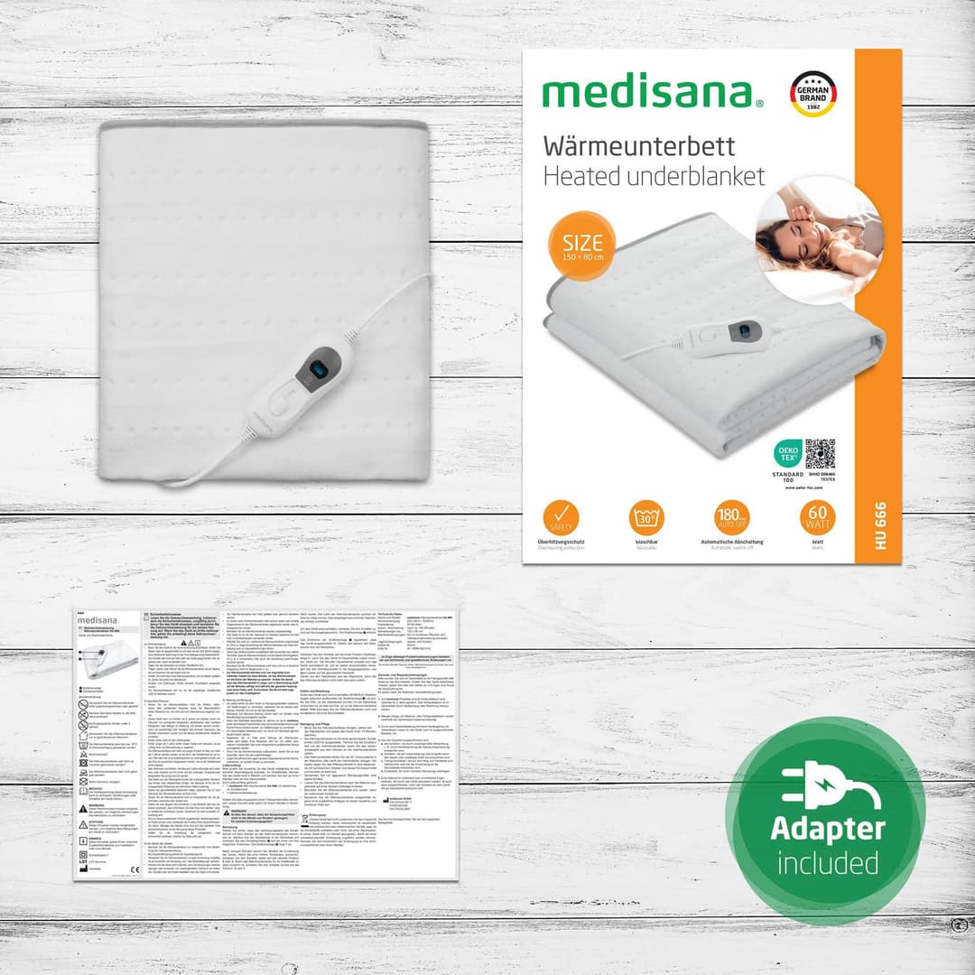 medisana HU 666 Wärmeunterbett | Weiß