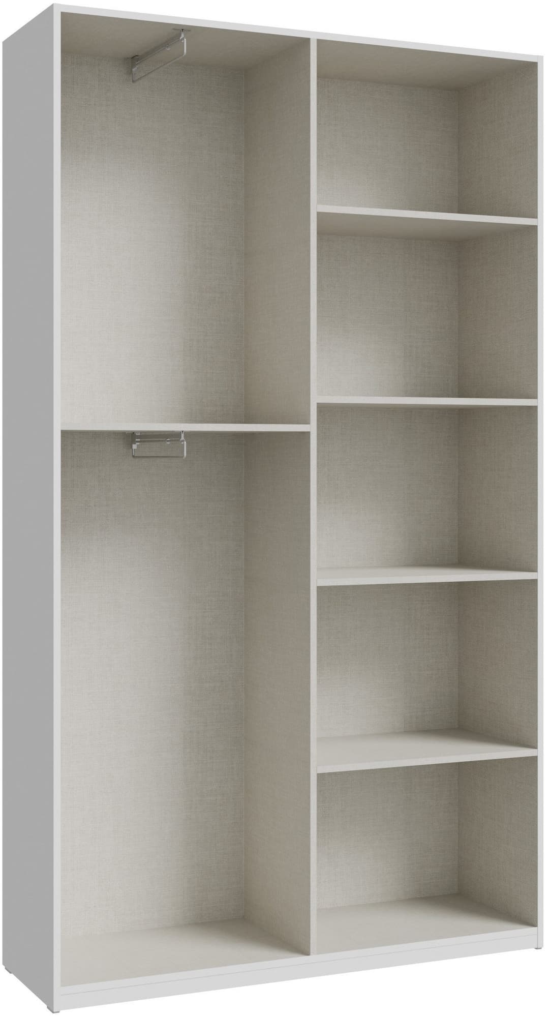 FORTE Kleiderschrank | Weiß