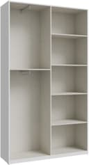FORTE Kleiderschrank | Weiß 4