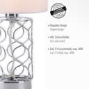 JUST LIGHT Tischleuchte DEVA | Silber 2