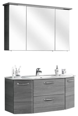 Saphir Quickset 328 Badmöbel-Set | Grau