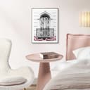 Reinders! Poster Romantischer Balkon | Schwarz 2