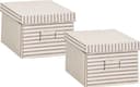 Zeller Present Aufbewahrungsbox Stripes | Beige 2