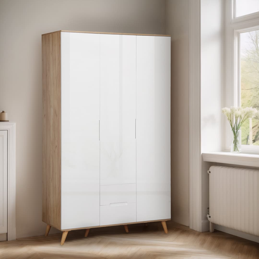 OTTO home Kleiderschrank Lund | Weiß