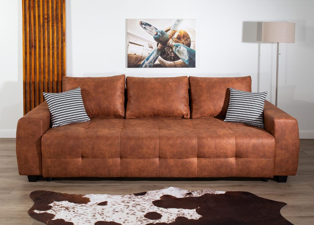 COLLECTION AB Schlafsofa Bella | Braun