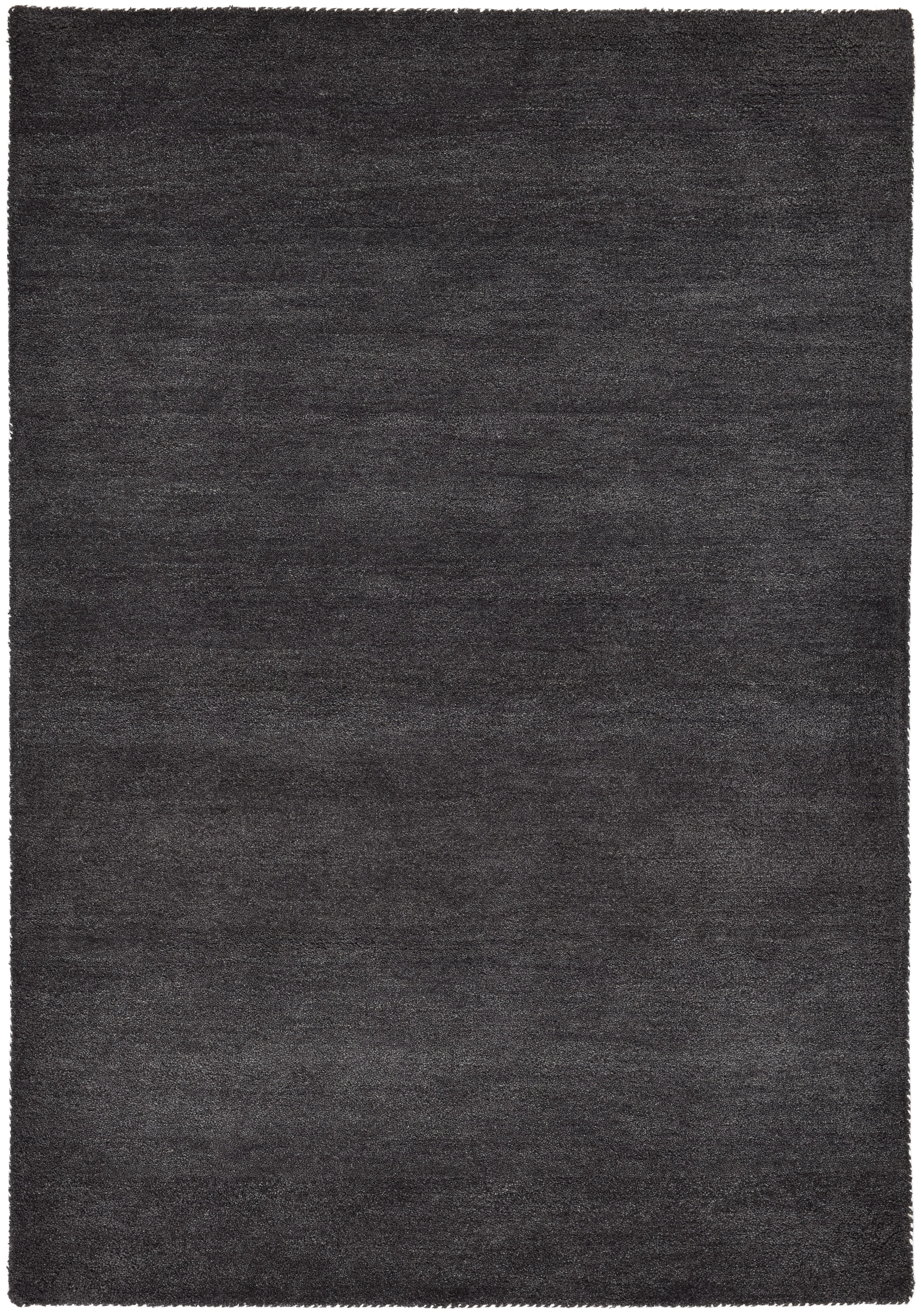 THEKO Gabbeh Uni Wollteppich | Grau