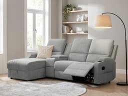 OTTO home Ecksofa NAPORI Multimediasofa | Grau