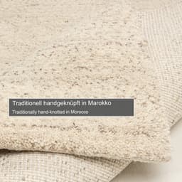 THEKO Wollteppich Taza Royal | Beige