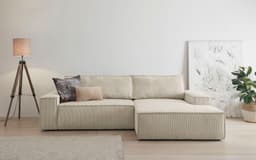 Home affaire Ecksofa SHERWOOD L-Form | Beige