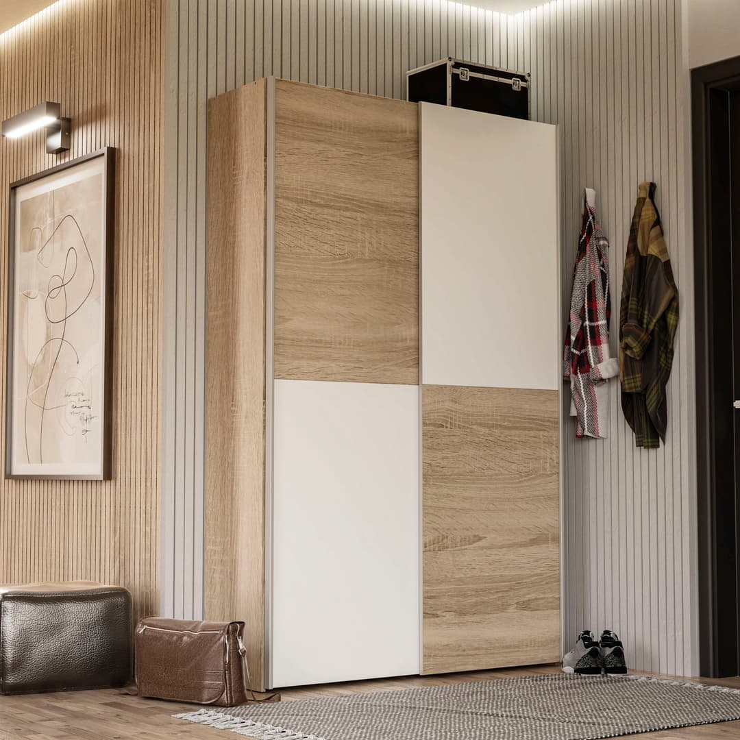 Forte Wäscheschrank Ozzula | Holztöne