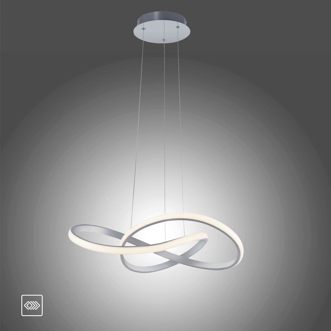 JUST LIGHT Pendelleuchte MARIA | Silber
