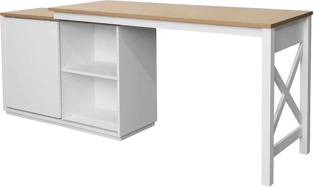 OTTO home Eckschreibtisch SILBA | Weiß