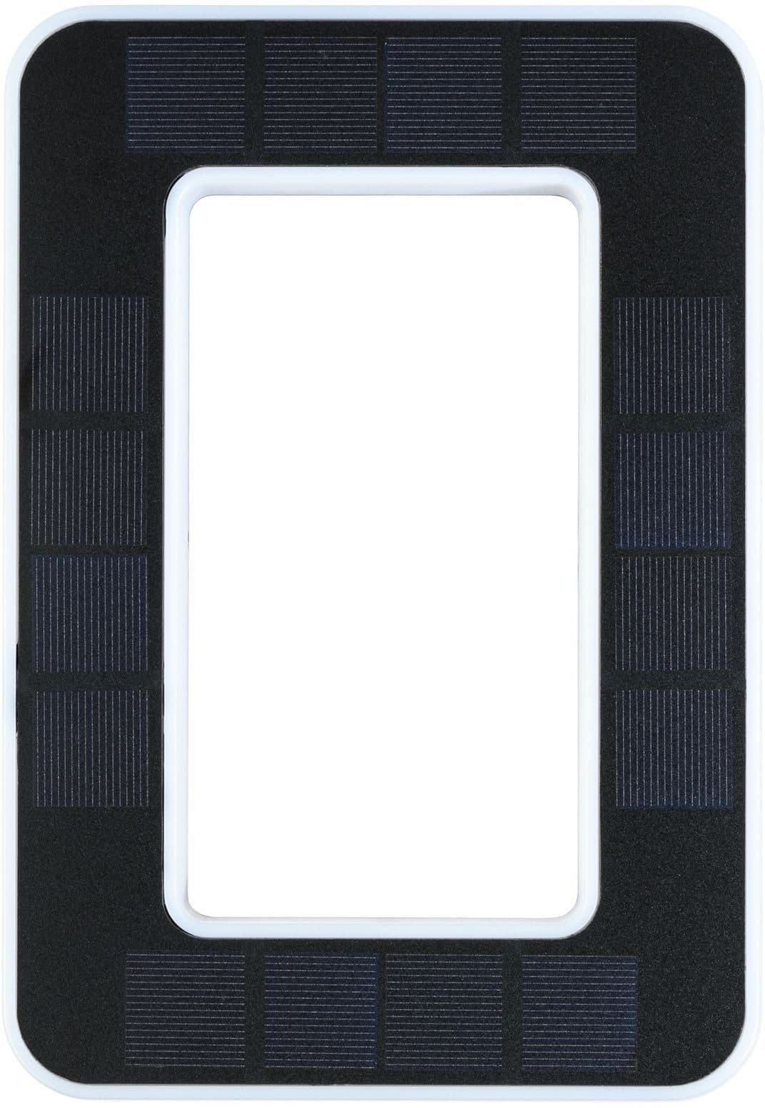Paulmann LED Außen-Wandleuchte Solar Hausnummer | Schwarz