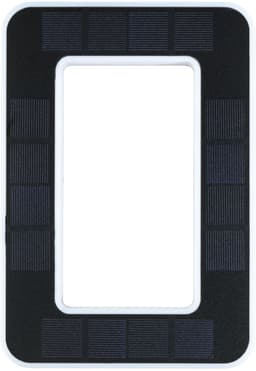 Paulmann LED Außen-Wandleuchte Solar Hausnummer | Schwarz