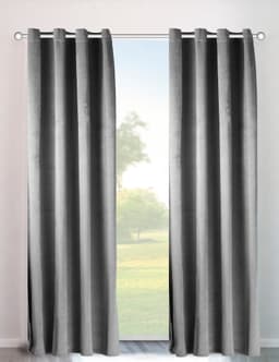 OTTO home Vorhang Velvet Uni | Grau