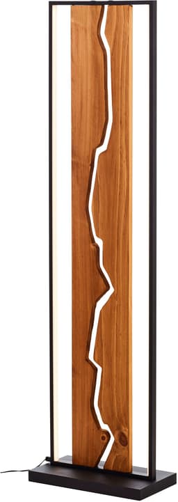 Brilliant LED Stehlampe Thunder | Holztöne