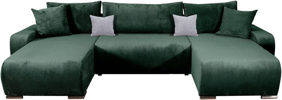COLLECTION AB Wohnlandschaft Paola U-Form | Grün