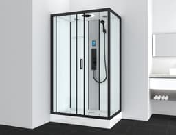Sanotechnik BOSTON Komplettdusche | Schwarz