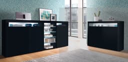 borchardt Möbel Highboard Santa Fe | Schwarz