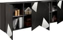Home affaire Sideboard Vittoria | Schwarz 3