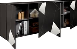 Home affaire Sideboard Vittoria | Schwarz
