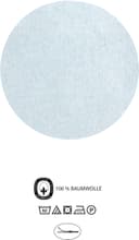 Biberna Kissenbezug Hermal Flanell | Blau 5