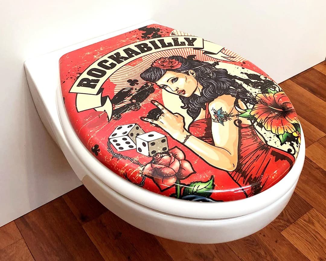 ADOB WC-Sitz Rockabilly | Mehrfarbig