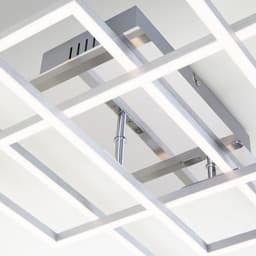 Briloner Leuchten LED Deckenleuchte 3156018 FRAME | Silber