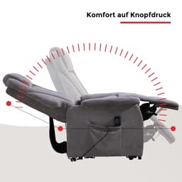 Duo Collection TV-Sessel Toronto XXL | Grau