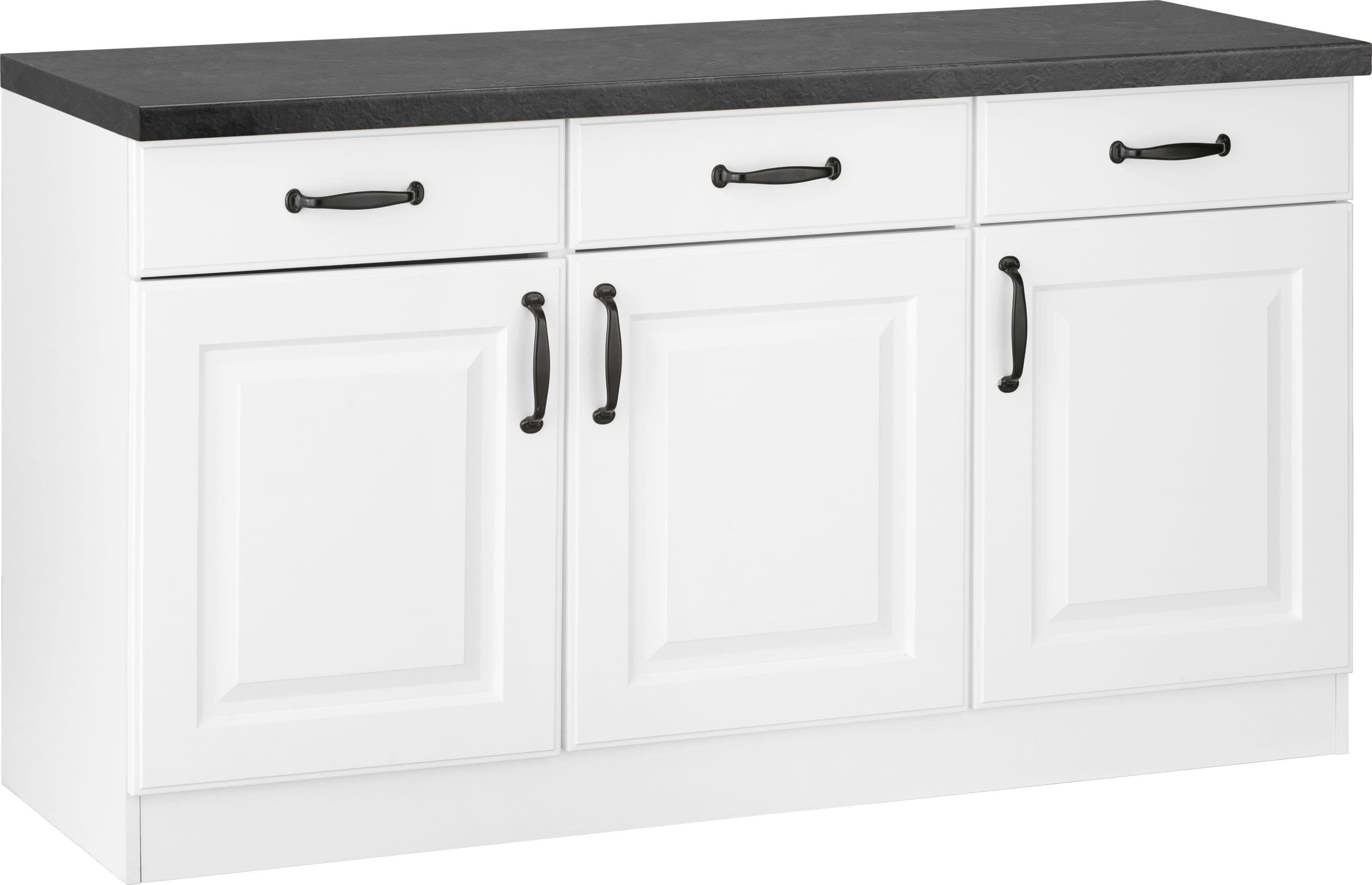 wiho Küchen Unterschrank Erla | Weiß