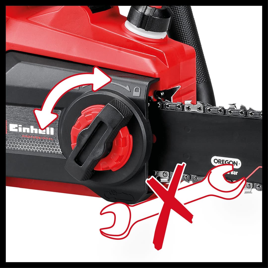 Einhell Akku-Kettensäge GP-LC 36/40 Li BL-Solo | Rot