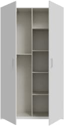 FORTE Kleiderschrank | Weiß 3