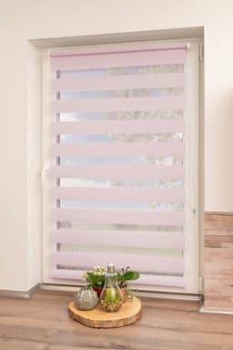 Doppelrollo Maringa Klemmfix | Pink
