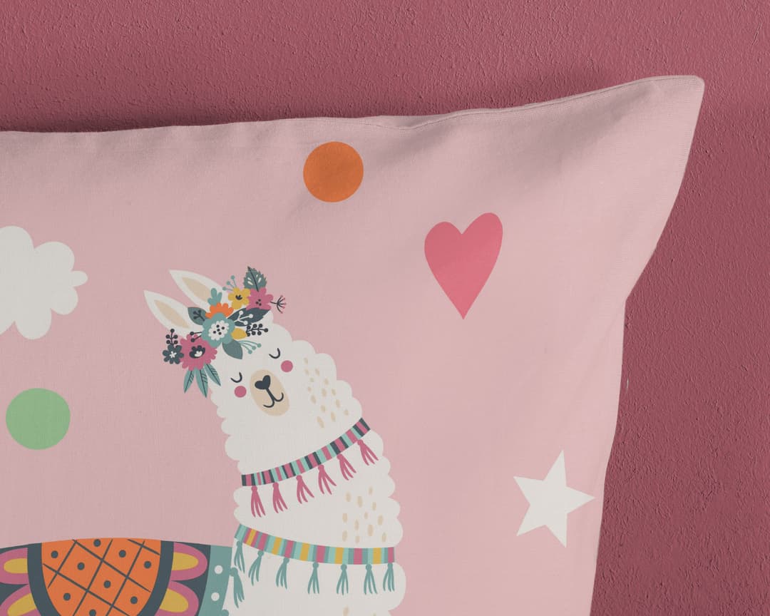 PURE luxury collection Kinderbettwäsche Paca | Rosa