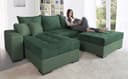 COLLECTION AB Ecksofa Josy L-Form | Grün