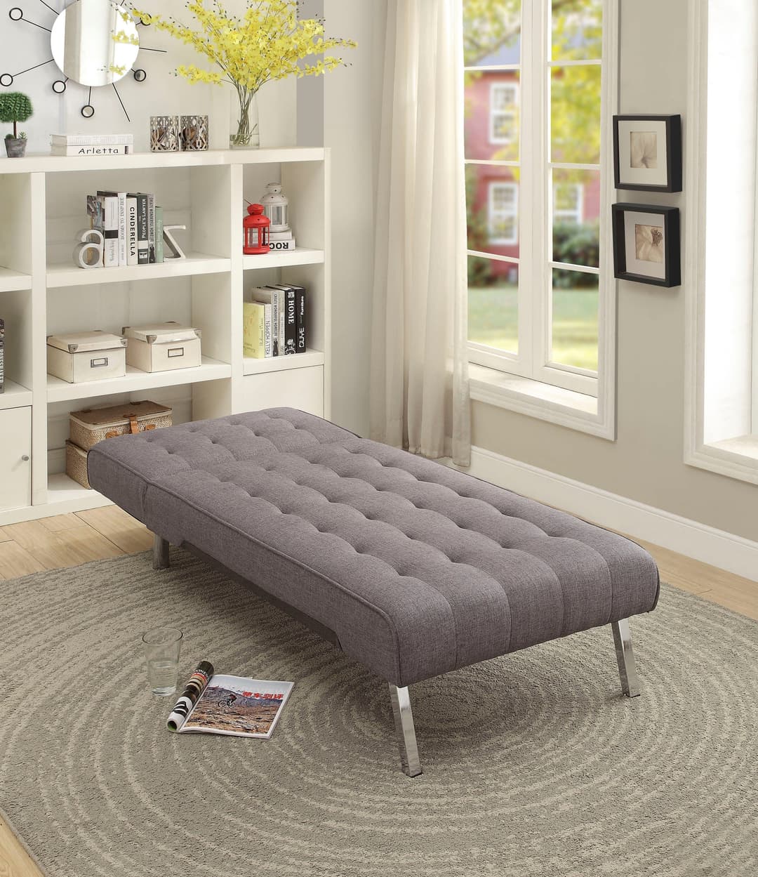 ATLANTIC home collection Relaxliege Pierre | Grau