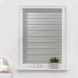 Doppelrollo Duo-Rollo Klemmfix | Grau