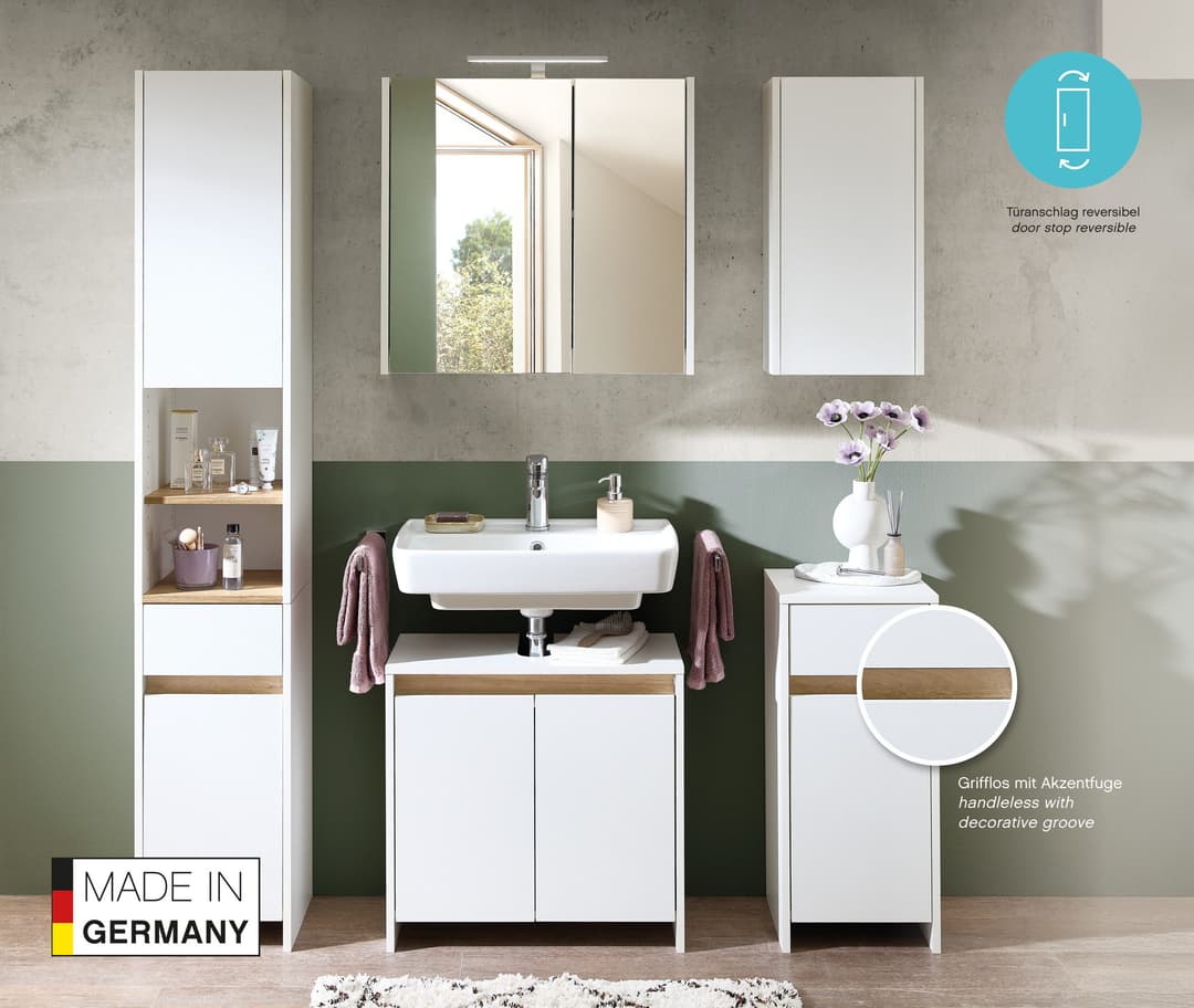 Saphir Hängeschrank Quickset 100 | Weiß