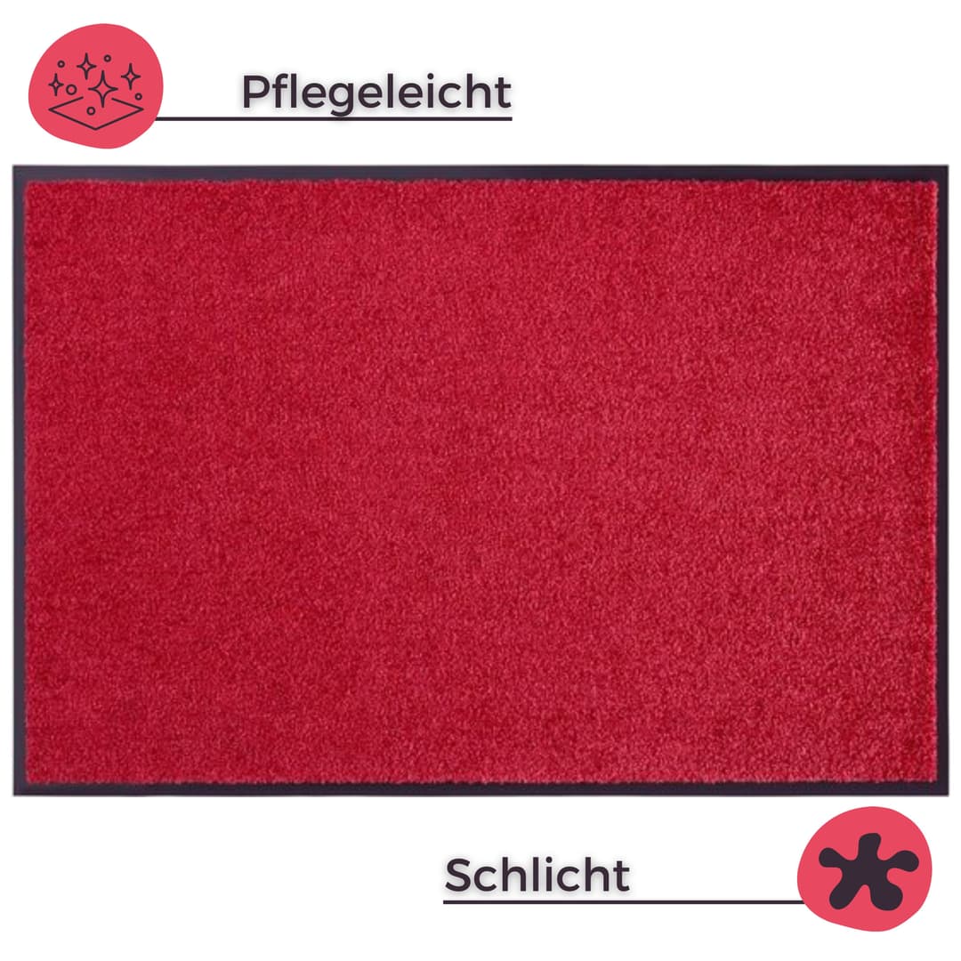 HANSE Home Fußmatte Wash & Clean | Rot
