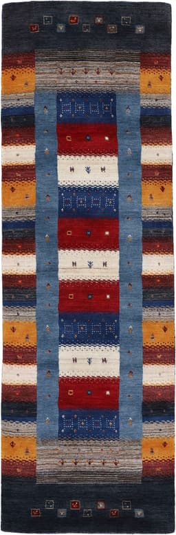 Carpetfine Wollteppich Gabbeh Don | Mehrfarbig