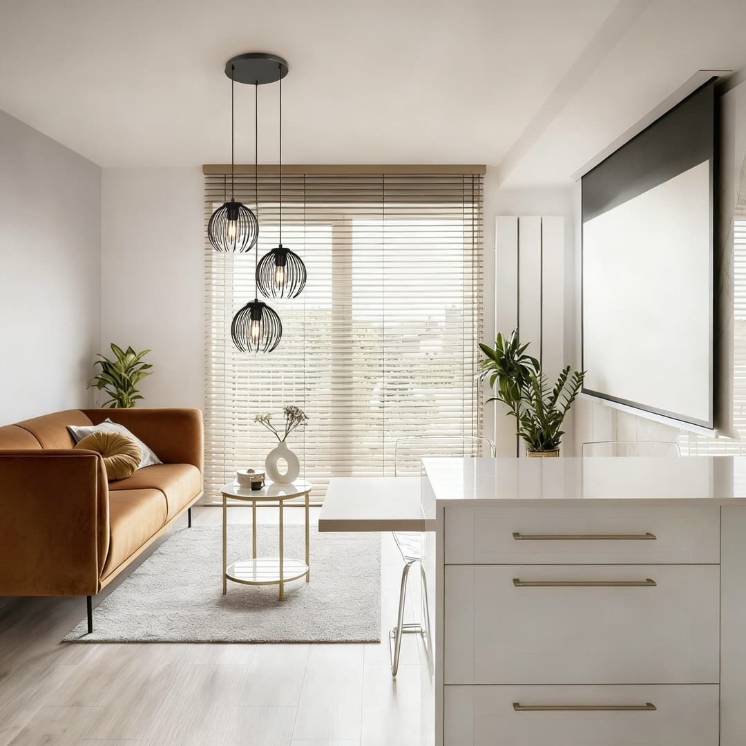OTTO home Pendelleuchte Tonnia | Schwarz